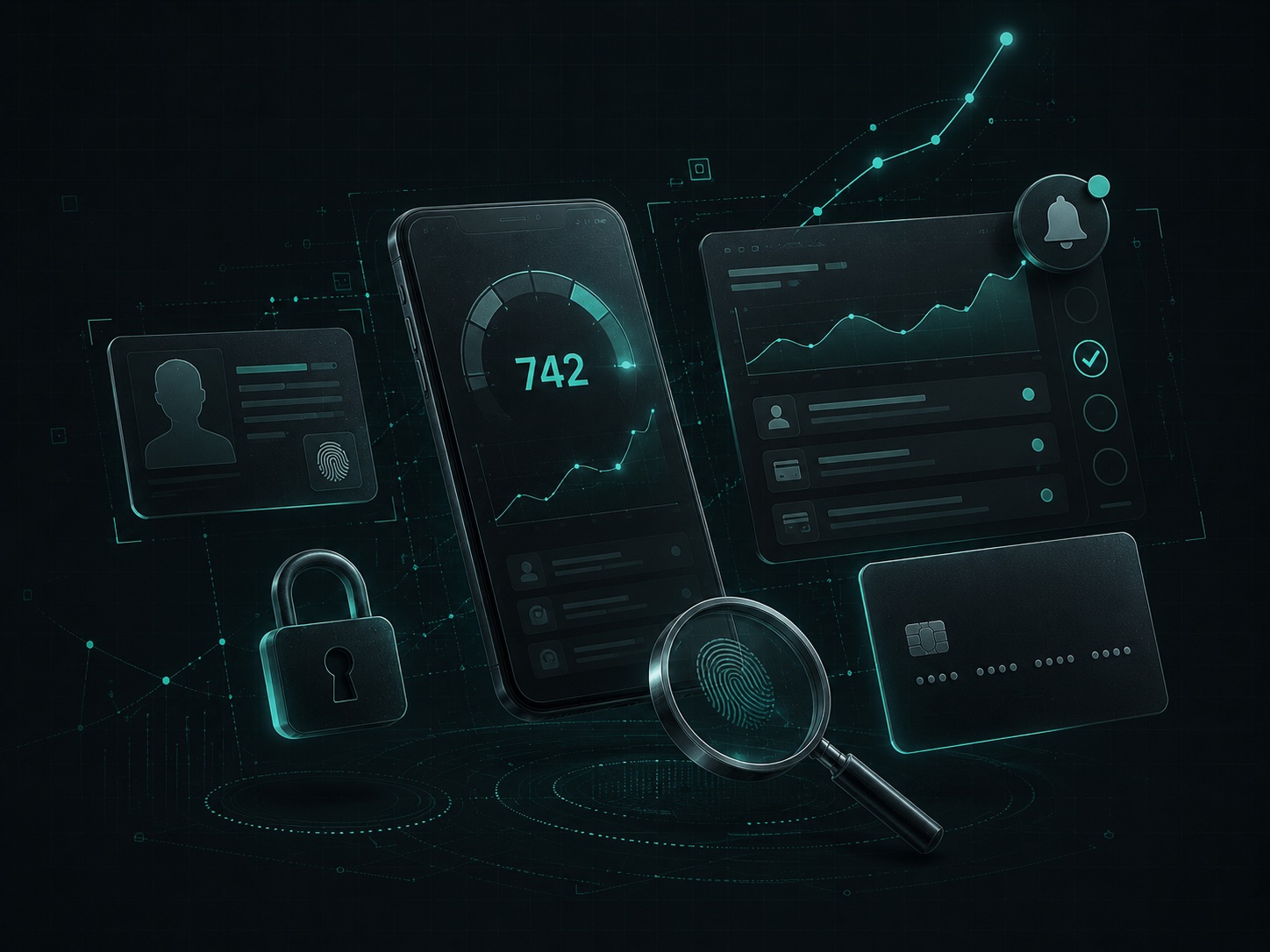 Credit Monitoring Services report illustration