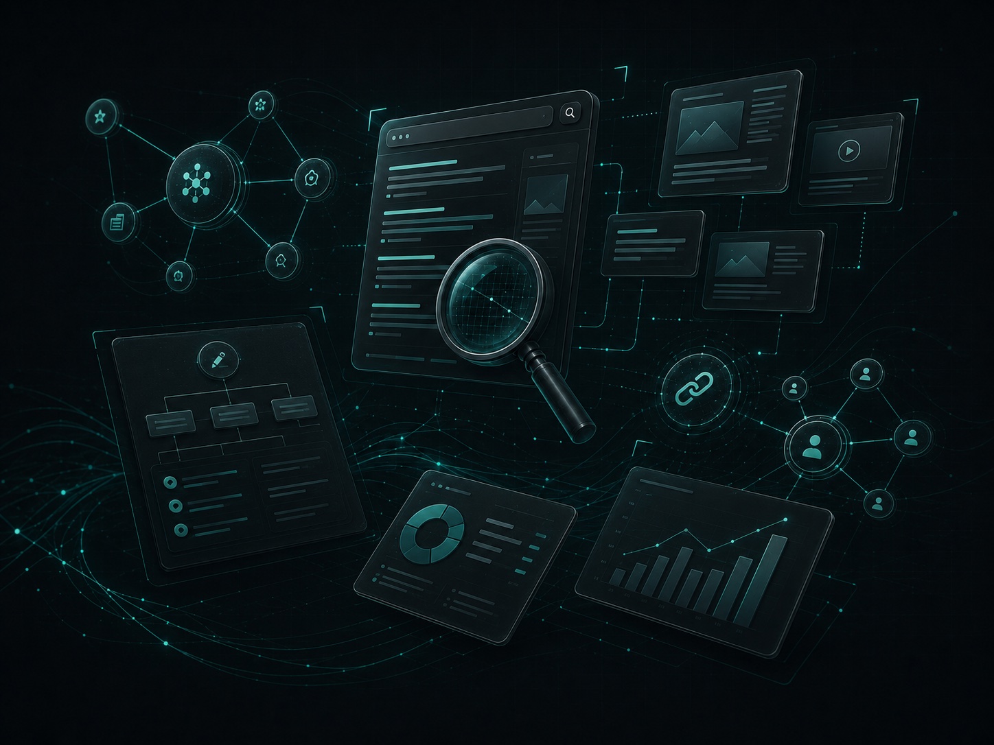 SEO Content Marketing Agencies report illustration